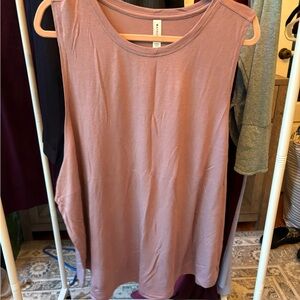 Athleta Dusty Pink Muscle Tee